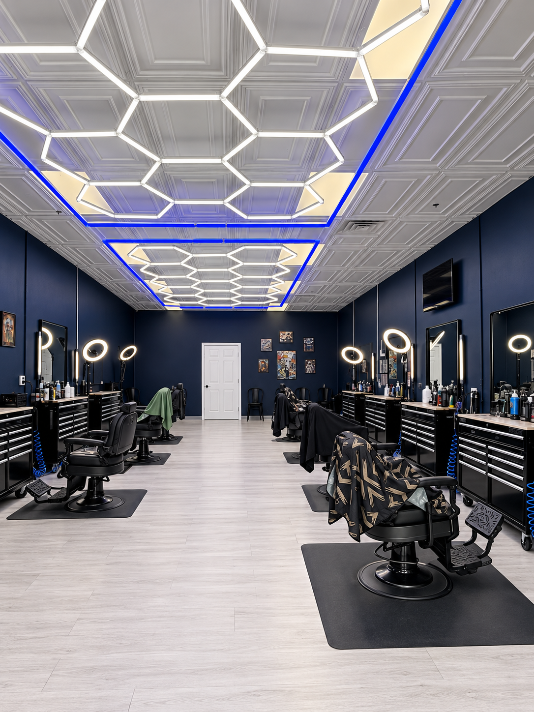 Interior of the Barber Company Connerton shop